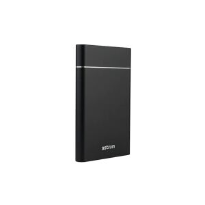 Astrum EN310 fekete 2.5" slim alumínium merevlemez (HDD/SSD) ház USB3.0 SATA-II/ SATA-III 130511489 - Astrum