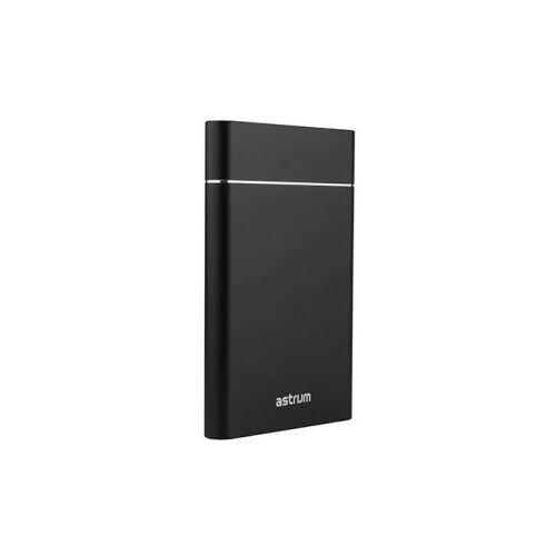 Astrum EN310 fekete 2.5" slim alumínium merevlemez (HDD/SSD) ház USB3.0 SATA-II/ SATA-III 130511489