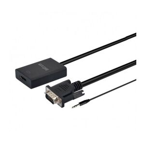 Astrum DA510 VGA + Audio - HDMI adapter fekete (aktív) 130511648 - Astrum