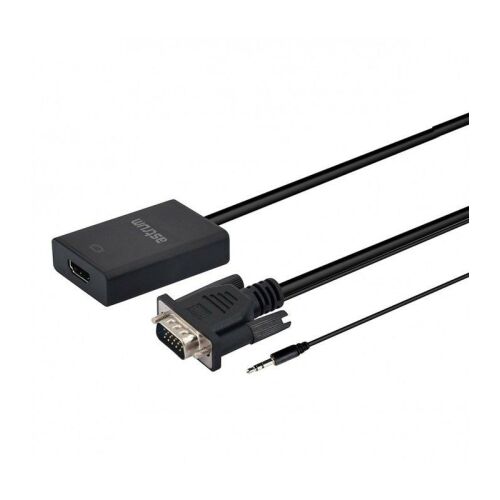 Astrum DA510 VGA + Audio - HDMI adapter fekete (aktív) 130511648