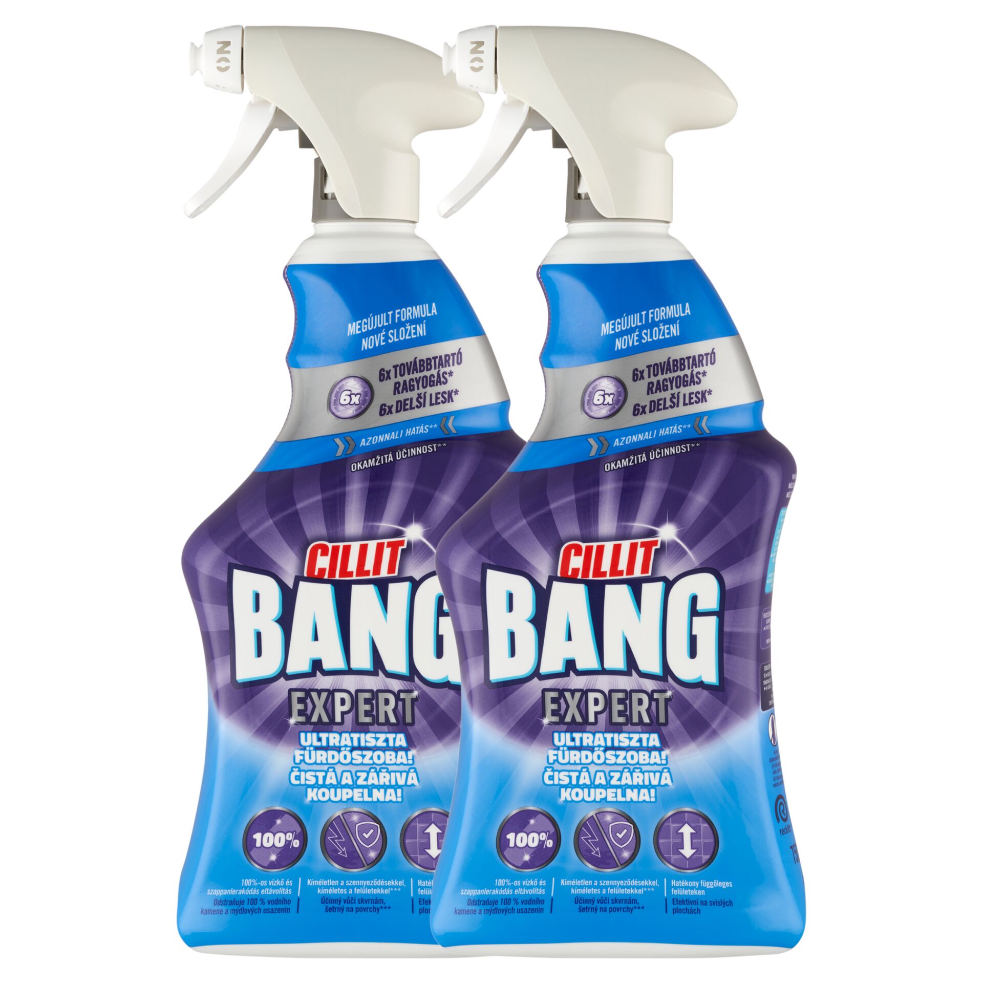 E-shop Cillit Bang Expert Kúpeľňový rozjasňujúci sprej 2x750ml