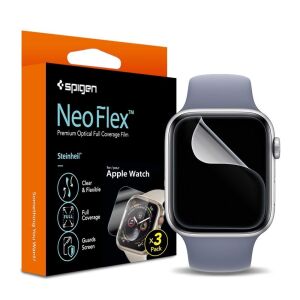 Spigen Neo Flex HD ochranná fólia na displej pre Apple Watch 4/5 (40mm), 3 kusy - Spigen