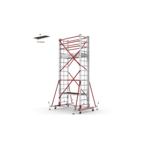 CAGSAN Telesafe XLN Profi 2x15 fokos kétrészes állvány (Munkamagasság: 8m) 139817997 - Építkezés & Felújítás