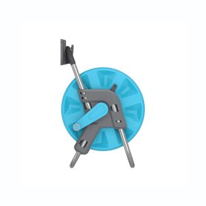 Cellfast ALUPLUS alumínium tömlőállvány fali akasztóval, felülnézet - Cellfast