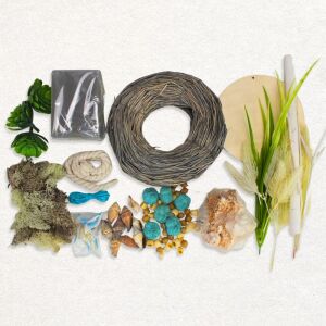 Csináld magad - Tengerparti hangulatú asztaldísz 139225340 - Koszorú