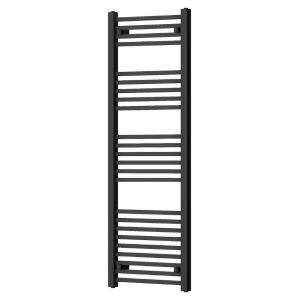 Welland Lux fekete elektromos törölközőszárító design radiátor 500 x 1500mm digitális termosztáttal | Készletről gyors kiszállítással. ES+AF