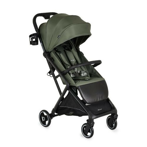 AIRWALK zöld babakocsi ferde nézet, kompakt és könnyű utazórendszer