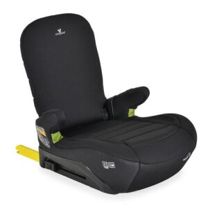 GALAXY ülésmagasító háttámlával 125-150cm, ISOFIX FEKETE