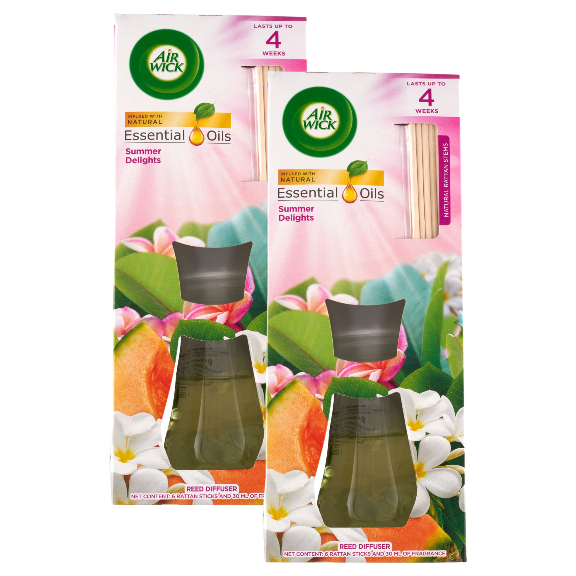 E-shop Esenciálne oleje Air Wick Summer Mood Osviežovač vzduchu 2x30ml