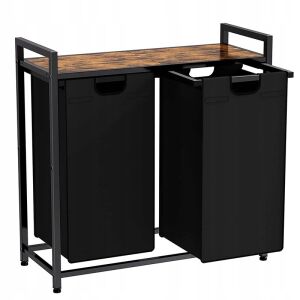 NAGY SZENNYESKOSÁR KÉT REKESSZEL ÉS POLCCAL IPARI POLCOS PADLÁSKONTÉNER