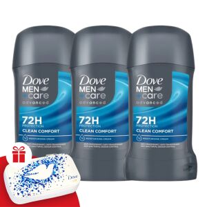 Dove Men+Care Advanced Pen Clean Comfort 3x50ml + darčeková sada na manikúru 130529003