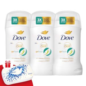 Antiperspirant Dove Advanced Care Go Fresh s vôňou hrušky 3x50 ml + darčeková sada na manikúru 130533898