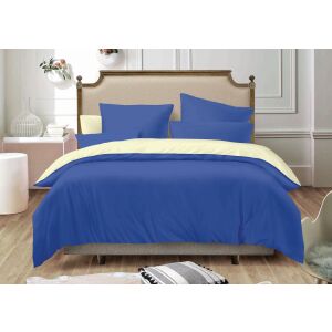 BEILAI kék és bézs 6 részes ágyneműhuzat garnitúra ágyon - Ágynemű - ifjúsági és felnőtt