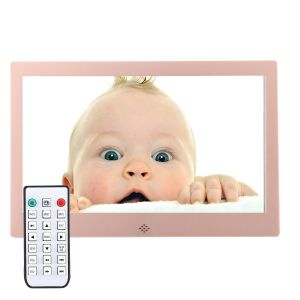 Zadabso 12 hüvelykes rózsaarany digitális képkeret távirányítóval, baba fotót mutatva - Zadabso