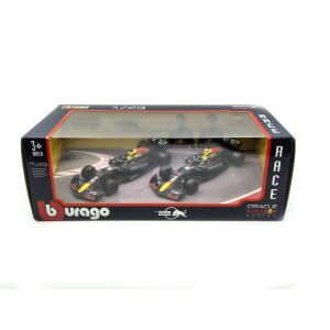 Red Bull RB20 F1 szett (2024) - #1 Max Verstappen - #11 Sergio Perez -  Bburago - 1:43 130535023 - Bburago