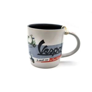 Vespa - Malé auto na dvoch kolesách - keramický hrnček 130535065 - Hrnčeky