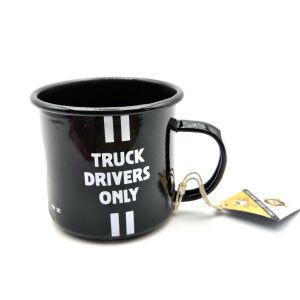 Mercedes Benz - Len pre vodičov kamiónov - Kvalita vydrží dlhšie - kovový hrnček - chybný 130535971 - Hrnčeky