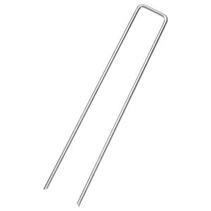 vidaXL horganyzott acél földcövek, 20 cm hosszú, U-alakú, 50 db-os csomag - Rögzítő