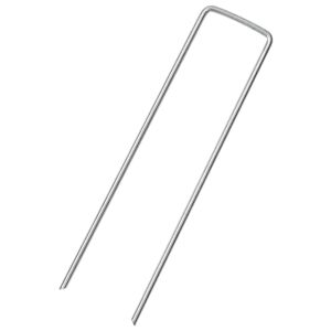 vidaXL horganyzott acél földcövek, U-alakú, 15 x 3,5 cm, 25 db-os csomag - Rögzítő