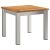 vidaXL akácfa és acél oldalsó asztal