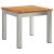 vidaXL akácfa és acél oldalsó asztal