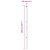 vidaXL Kerítoszlopok 7 pcs Zöld Ø32mm 200 cm Horganyzott acél 140584007