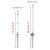vidaXL Kerítoszlopok 7 pcs Szürke Ø32mm 100 cm Horganyzott acél 140812028