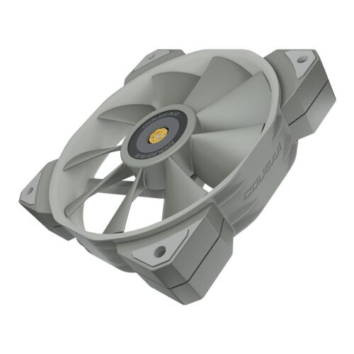 COUGAR MHP 120 120mm PWM ventilátor, fehér, ferde nézet - Cougar