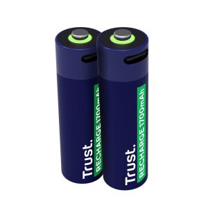 Trust 25584 Újratölthető AA Elemek, 1700mAh, 2 db/csomag - Trust