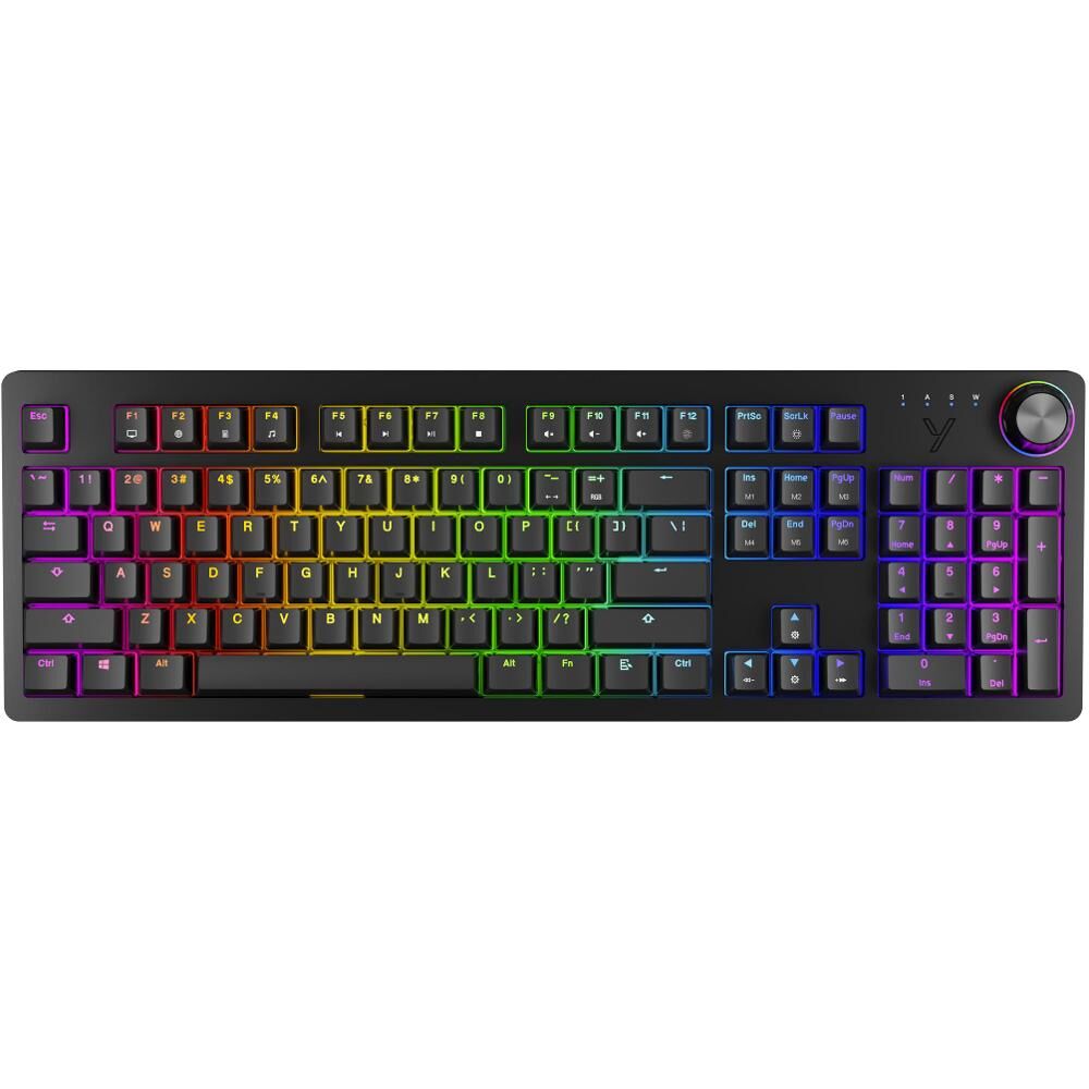 Yenkee Panzer 2.0 Vezetékes Mechanikus Gamer Billentyűzet US - FEkete