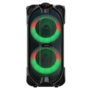 Głośnik Bluetooth Esperanza EP157, widok z przodu z oświetleniem RGB - Ściana dźwięku