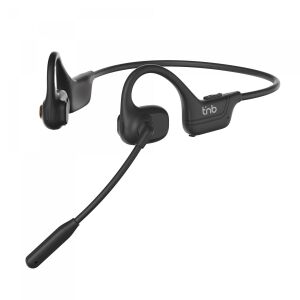 TnB ACTIVAIR bone conduction headset, black, with microphone - Headphone
