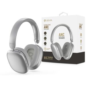 Devia EarBass Pro2 ANC Bluetooth sztereó fejhallgató beépített mikrofonnal - ezüst 130582285 - Devia Kopfhörer