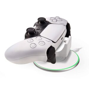 Numskull PS5 Vezeték Nélküli Kontroller Töltő készlet Kiegészítő - Fehér 130575504 - Numskull