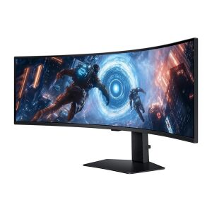 Pogled pod kutom zakrivljenog gaming monitora Samsung Odyssey G9 49 inča - Samsung
