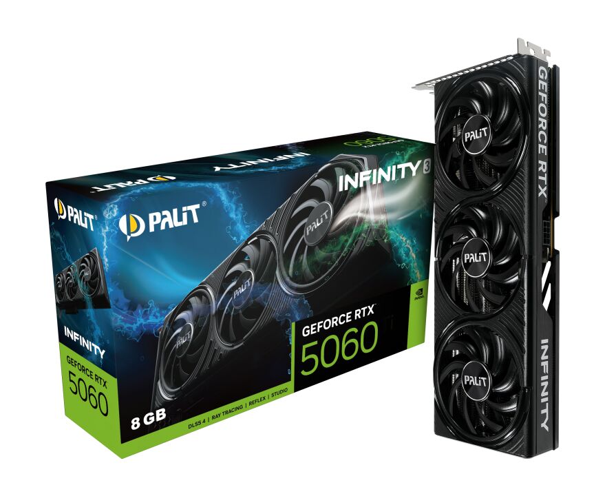 Palit GeForce RTX 5060 8GB GDDR7 Infinity 3 Videókártya