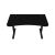 Top view of Arozzi Arena Medium Pure Black gaming desk