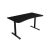 Arozzi Arena Medium Pure Black gaming desk angled view
