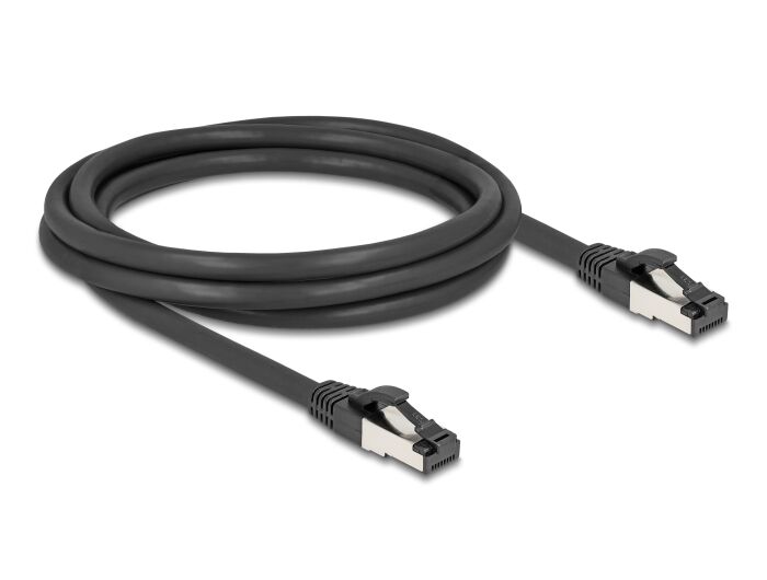 Delock RJ45 hálózati kábel Cat.8.1 S/FTP 2 m fekete