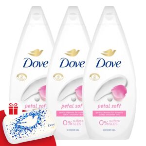 Dove Petal Soft Cream Bath 3x720ml + Gift Manicure Set 130587849