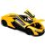 McLaren P1 Sárga Diecast Autó 1/24 Méretarányban Nyitott Ajtókkal