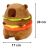 ABYZ™ Jucărie de pluș Capybara Burger cu Dimensiuni, 20cm Animal umplut maro