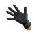 Fekete nitril kesztyűkészlet, texturált GOGRIP, 50 darabos készlet M 130590750