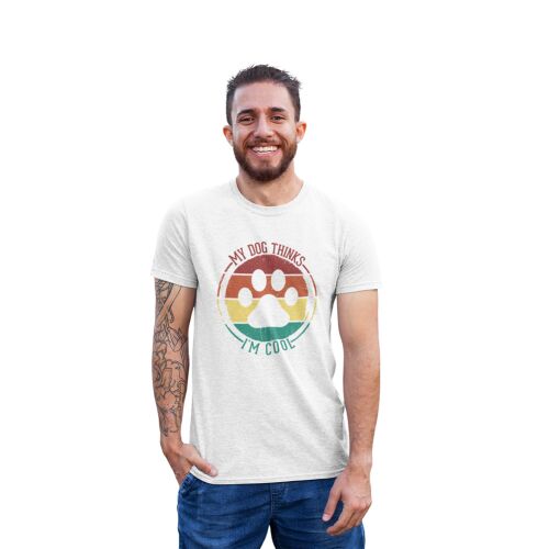 D&B Férfi/Unisex Póló ST00085 My Dog Fehér-Méret 2XL 130592936 - Divat és öltözködés
