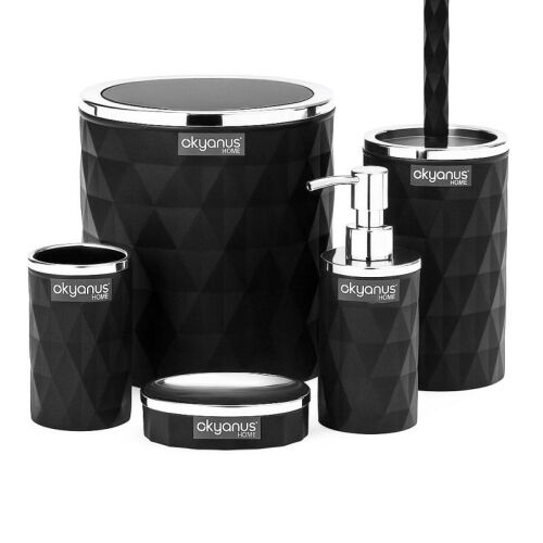 Diamond Fekete fürdőszoba szett