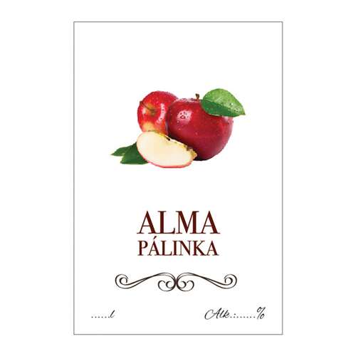 Pálinkás cimke ECO Alma 5 db/csomag
