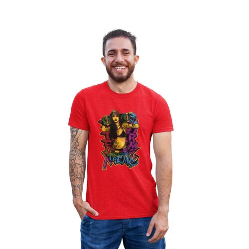 D&B Férfi/Unisex Póló ST00025 Xtreme Piros-Méret XL 130599642 - Férfi póló