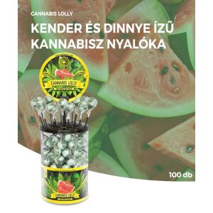 Cannabis Watermelon Kush Lollies – Display Container (100 Lollies) 130601093 - Cukorka