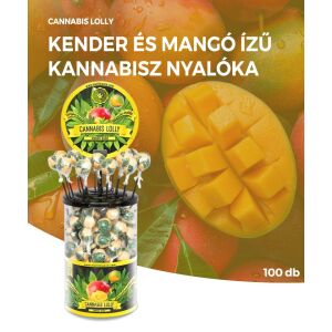 Cannabis Mango Kush Lollies – Display Container (100 Lollies) 130601114 - Cukorka