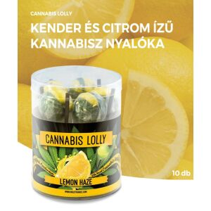 Cannabis Lemon Haze Lollies – Gift Box (10 Lollies) 130601123 - Cukorka